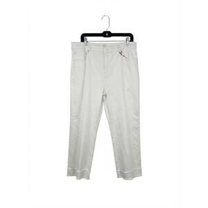 NEW TRU LUXE women's wide leg crop pants in stone